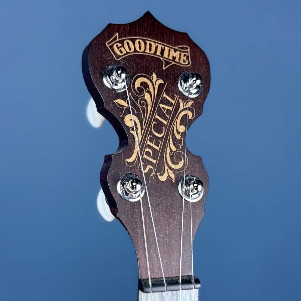 Custom Deering Artisan Goodtime Special 19-Fret Tenor Openback Banjo Deering 4 String Banjos