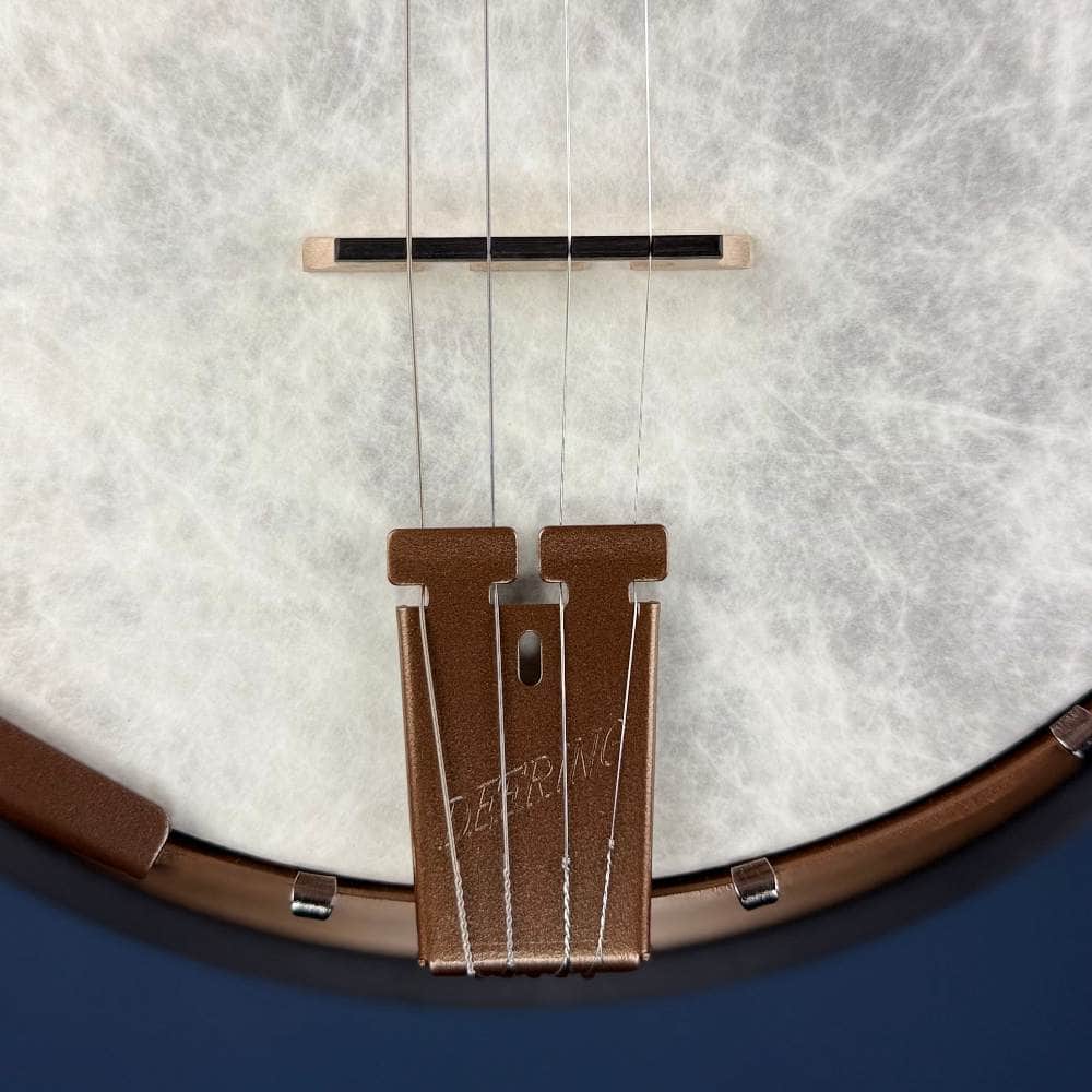 Custom Deering Artisan Goodtime Two 17-Fret Tenor Banjo with Resonator Fiberskin Head and Bronze Hardware Deering 4 String Banjos