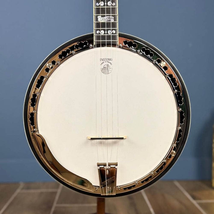 Custom Deering Calico Radius Fretboard 5-String Banjo Deering 5 String Banjos