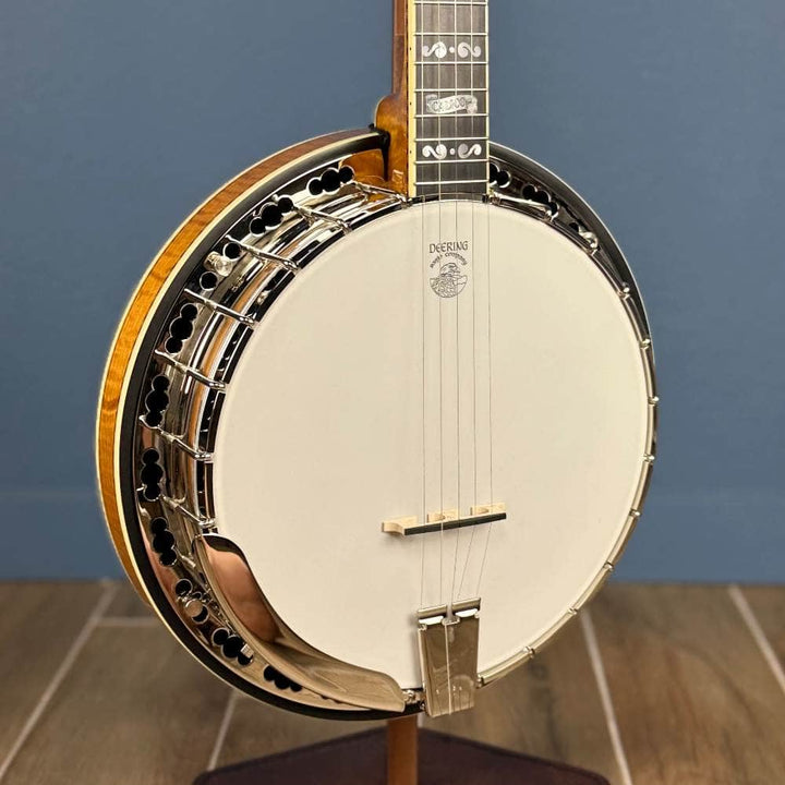 Custom Deering Calico Radius Fretboard 5-String Banjo Deering 5 String Banjos