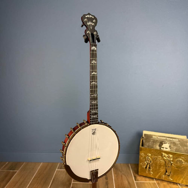 Custom Deering Eagle II 19-Fret Short-Scale Tenor Openback Banjo Deering 4 String Banjos