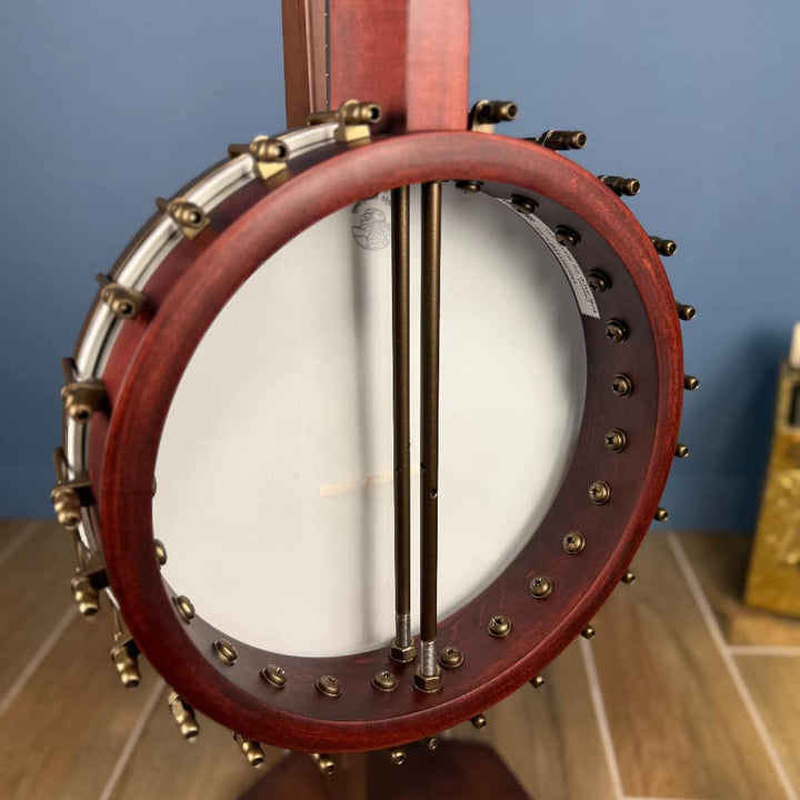 Custom Deering Eagle II 19-Fret Short-Scale Tenor Openback Banjo Deering 4 String Banjos