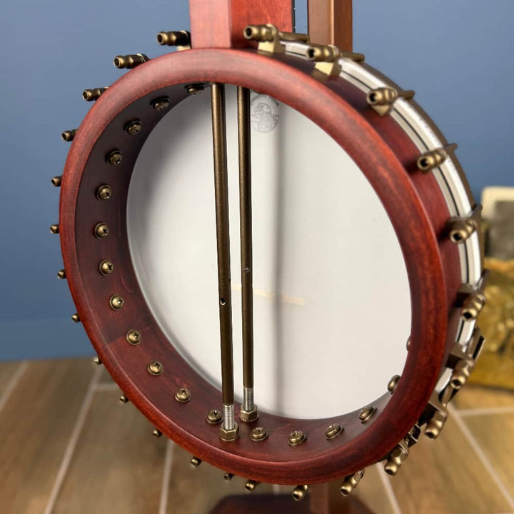 Custom Deering Eagle II 19-Fret Short-Scale Tenor Openback Banjo Deering 4 String Banjos