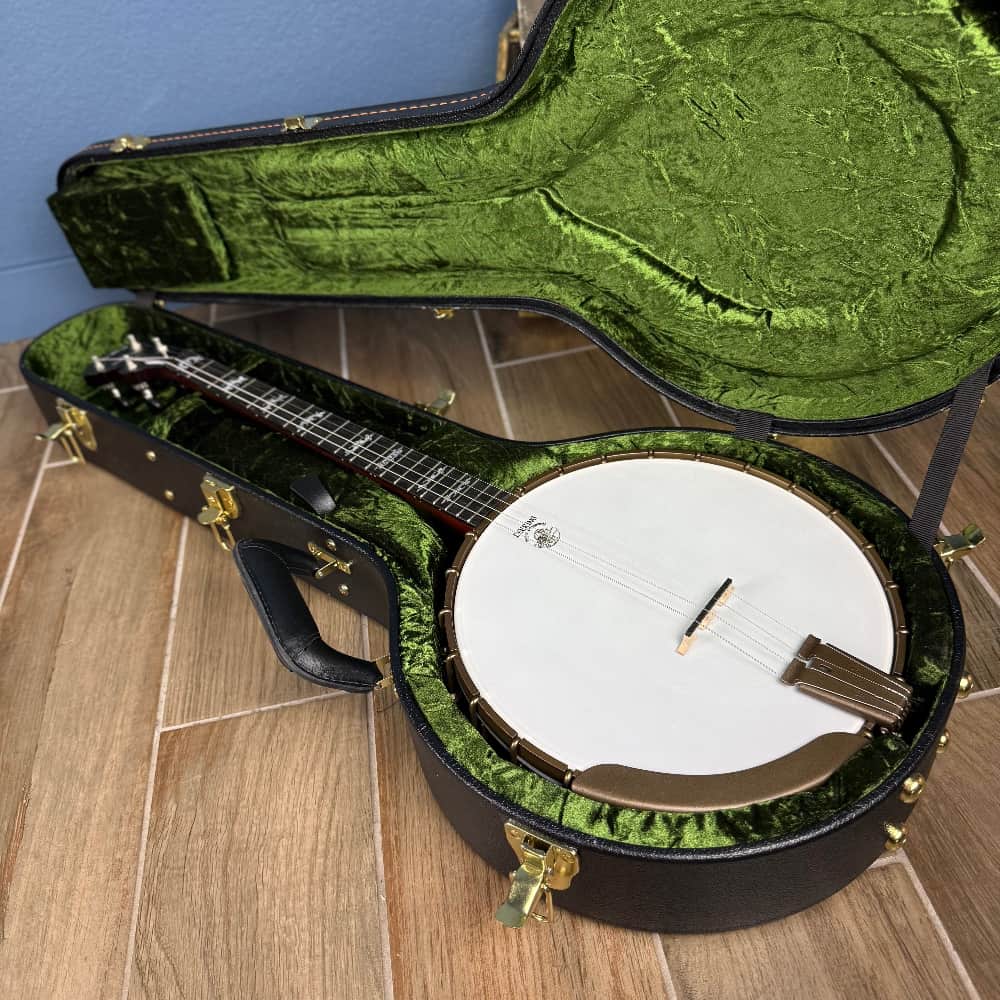 Custom Deering Eagle II 19-Fret Short-Scale Tenor Openback Banjo Deering 4 String Banjos