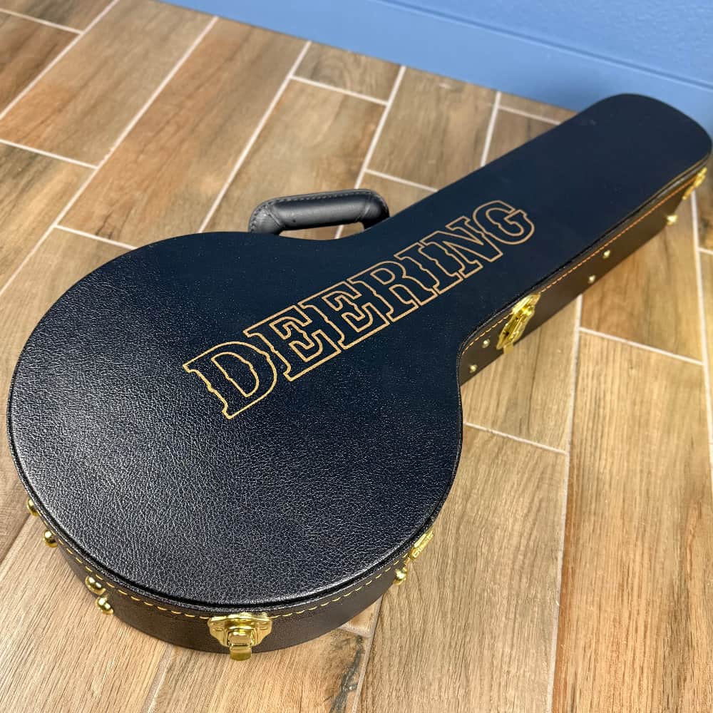 Custom Deering Eagle II 19-Fret Short-Scale Tenor Openback Banjo Deering 4 String Banjos