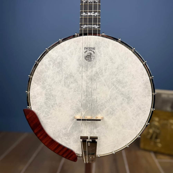 Custom Deering Eagle II 19-Fret Tenor Openback Banjo Deering 4 String Banjos