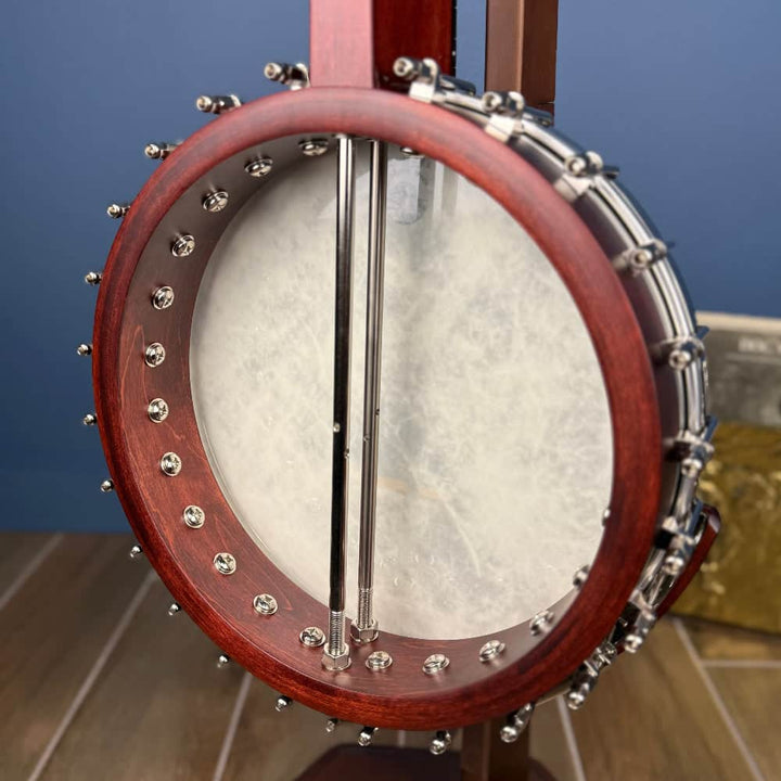 Custom Deering Eagle II 19-Fret Tenor Openback Banjo Deering 4 String Banjos