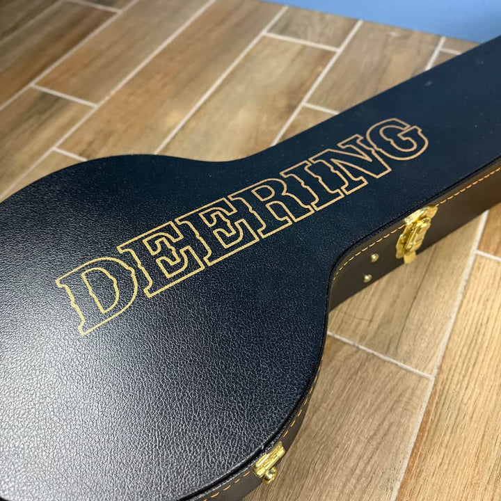 Custom Deering Eagle II 19-Fret Tenor Openback Banjo Deering 4 String Banjos