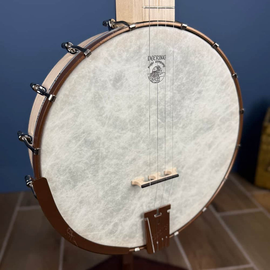 Custom Deering Goodtime 19-Fret Tenor Banjo Fiberskin Deering 4 String Banjos