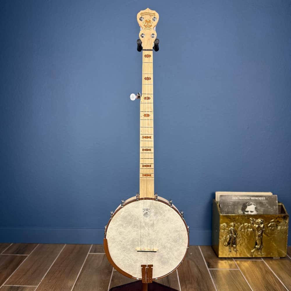 Custom Deering Goodtime 5-String Openback Banjo - Scooped Neck, Fiberskin Head, Planetary Tuners, Spikes Deering 5 String Banjos