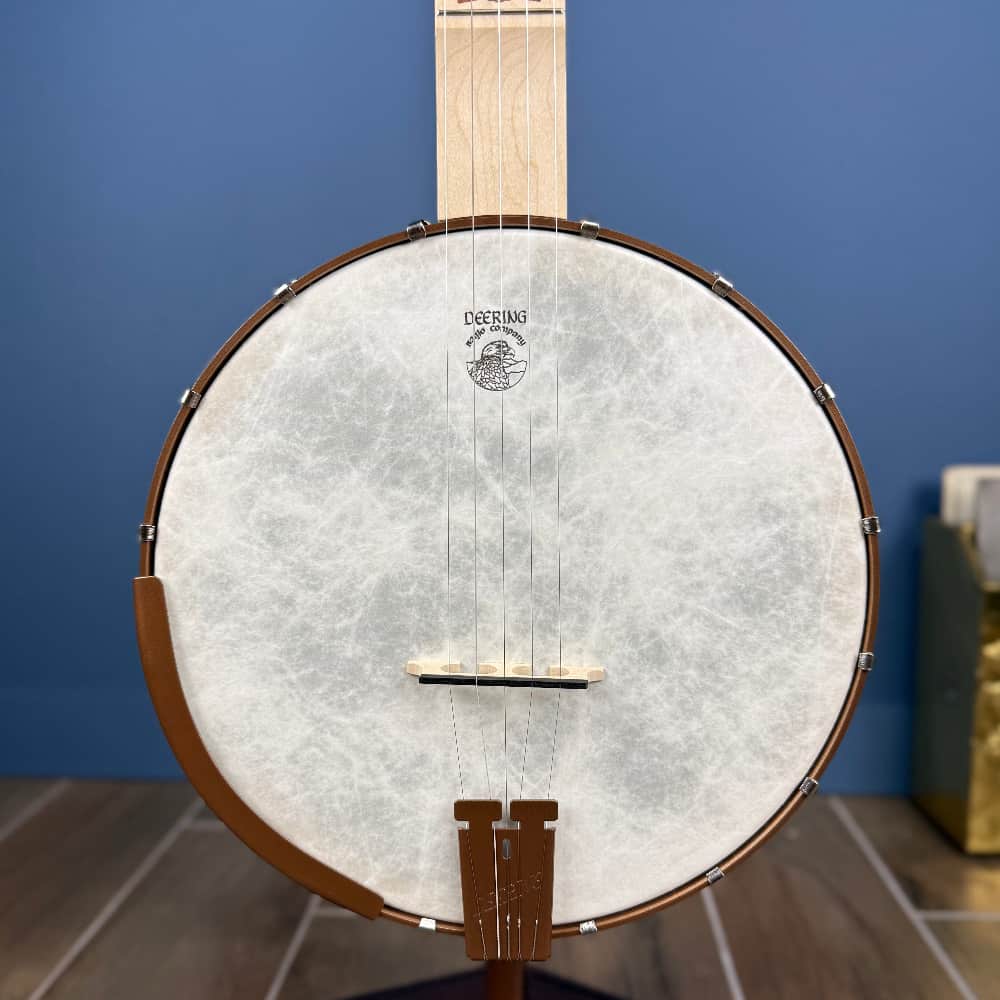 Custom Deering Goodtime 5-String Openback Banjo - Scooped Neck, Fiberskin Head, Planetary Tuners, Spikes Deering 5 String Banjos