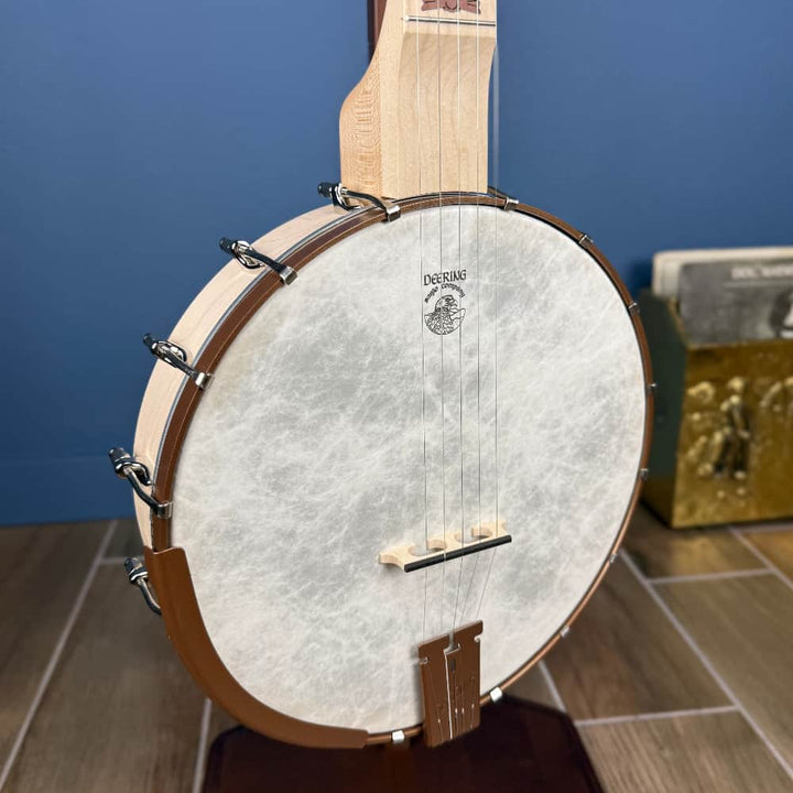 Custom Deering Goodtime 5-String Openback Banjo - Scooped Neck, Fiberskin Head, Planetary Tuners, Spikes Deering 5 String Banjos