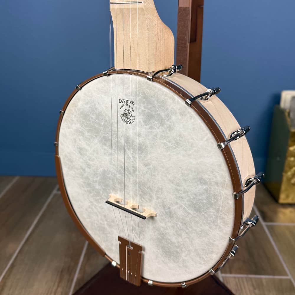 Custom Deering Goodtime 5-String Openback Banjo - Scooped Neck, Fiberskin Head, Planetary Tuners, Spikes Deering 5 String Banjos
