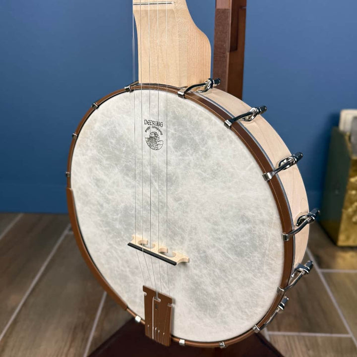 Custom Deering Goodtime 5-String Openback Banjo - Scooped Neck, Fiberskin Head, Planetary Tuners, Spikes Deering 5 String Banjos