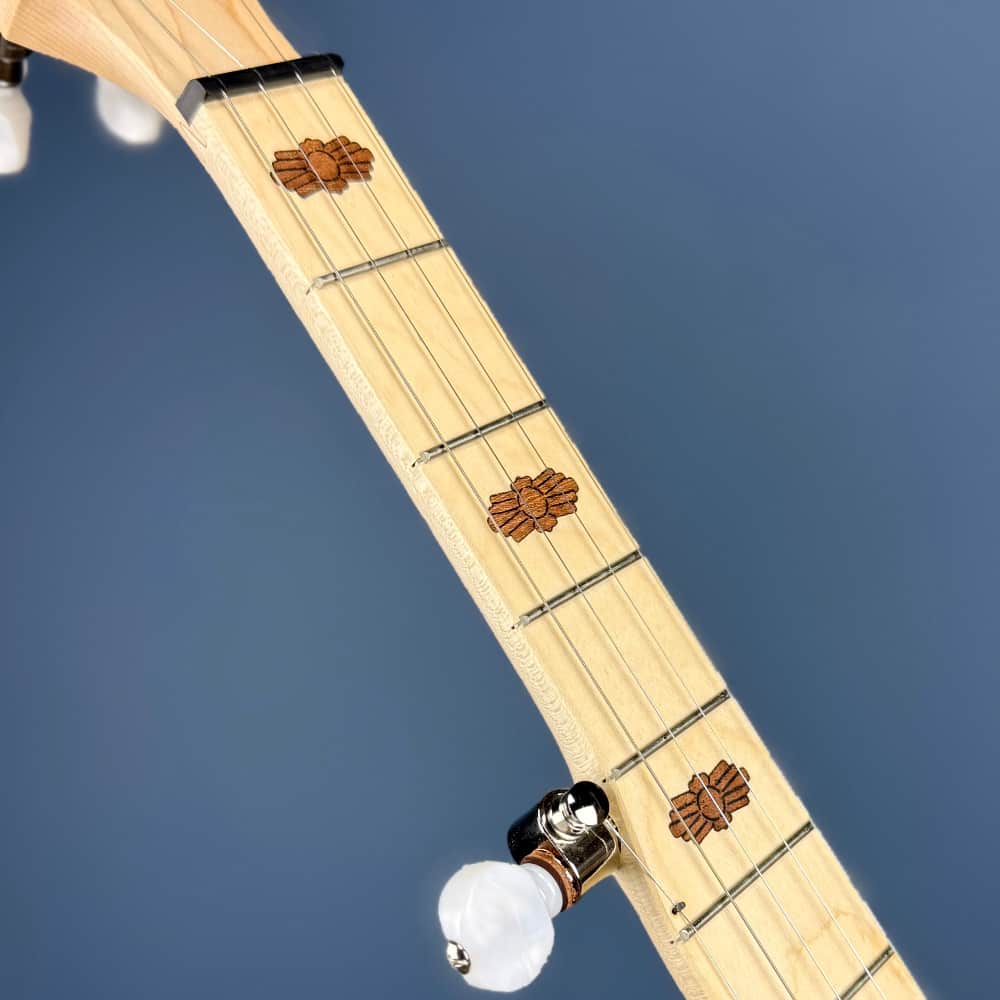 Custom Deering Goodtime 5-String Openback Banjo - Scooped Neck, Fiberskin Head, Planetary Tuners, Spikes Deering 5 String Banjos