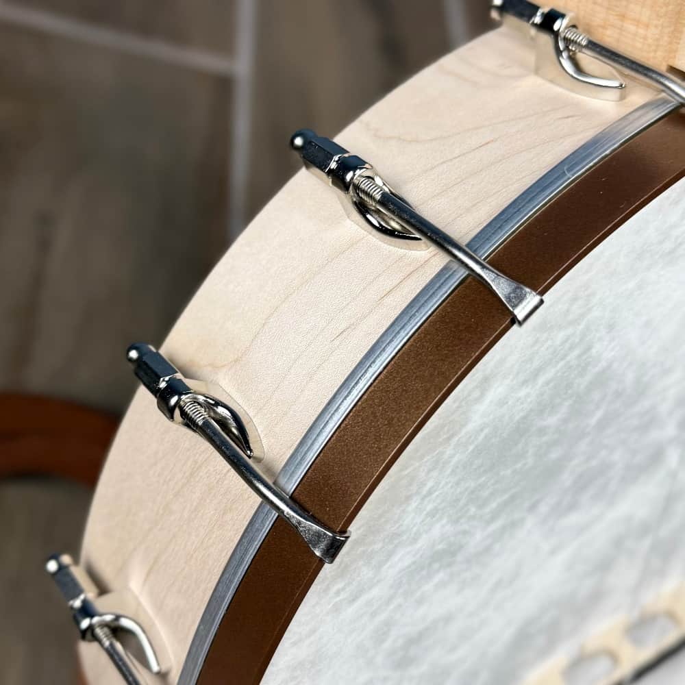 Custom Deering Goodtime 5-String Openback Banjo - Scooped Neck, Fiberskin Head, Planetary Tuners, Spikes Deering 5 String Banjos