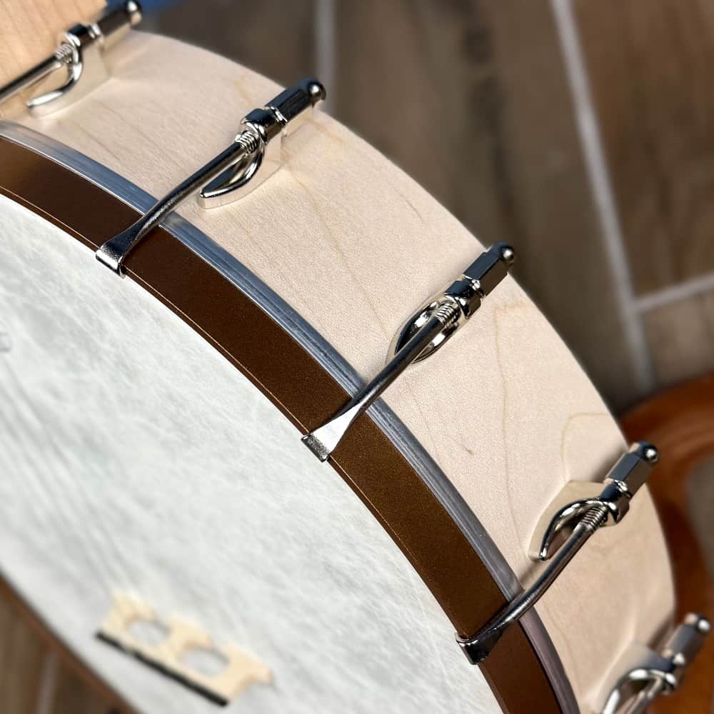 Custom Deering Goodtime 5-String Openback Banjo - Scooped Neck, Fiberskin Head, Planetary Tuners, Spikes Deering 5 String Banjos