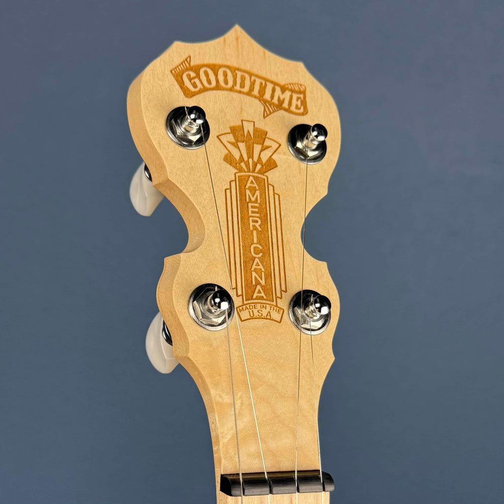 Custom Deering Goodtime Americana 5-String Banjo with Scoop, Planetary Tuners, and Spikes Deering 5 String Banjos