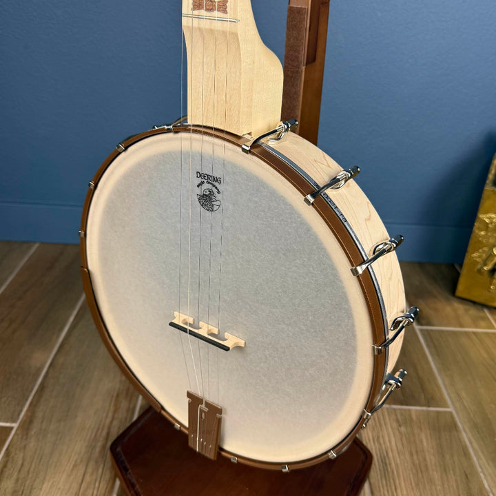 Custom Deering Goodtime Americana 5-String Banjo with Scoop, Planetary Tuners, and Spikes Deering 5 String Banjos