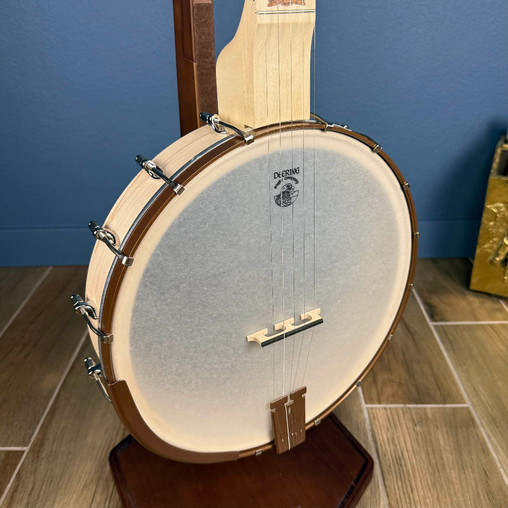 Custom Deering Goodtime Americana 5-String Banjo with Scoop, Planetary Tuners, and Spikes Deering 5 String Banjos