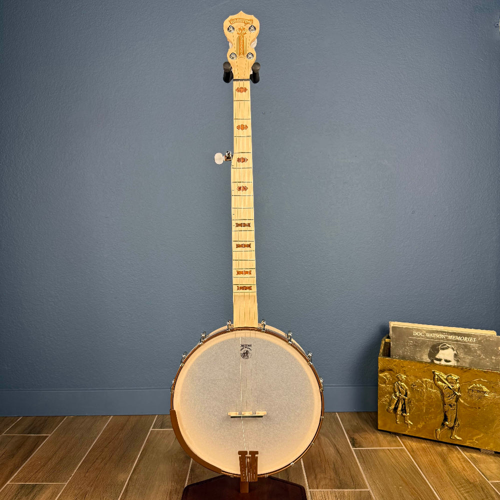 Custom Deering Goodtime Americana 5-String Banjo with Scoop, Planetary Tuners, and Spikes Deering 5 String Banjos