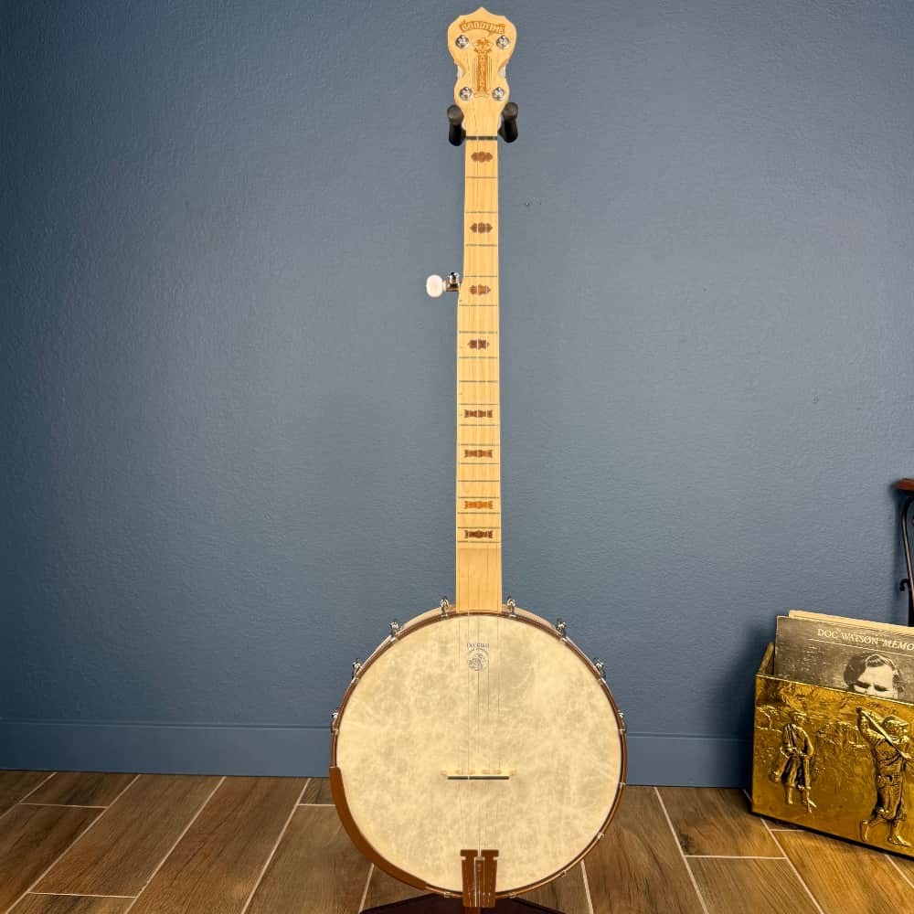 Custom Deering Goodtime Americana 5-String Banjo with Scoop, Planetary Tuners, Fiberskin Head, and Spikes Deering 5 String Banjos