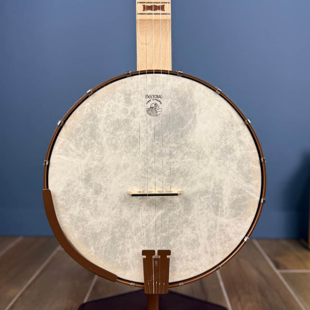 Custom Deering Goodtime Americana 5-String Banjo with Scoop, Planetary Tuners, Fiberskin Head, and Spikes Deering 5 String Banjos