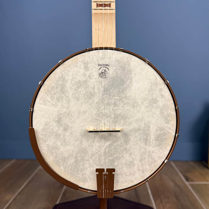 Custom Deering Goodtime Americana 5-String Banjo with Scoop, Planetary Tuners, Fiberskin Head, and Spikes Deering 5 String Banjos