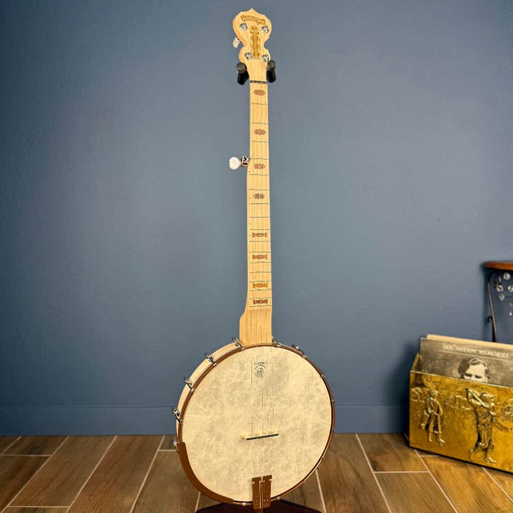 Custom Deering Goodtime Americana 5-String Banjo with Scoop, Planetary Tuners, Fiberskin Head, and Spikes Deering 5 String Banjos