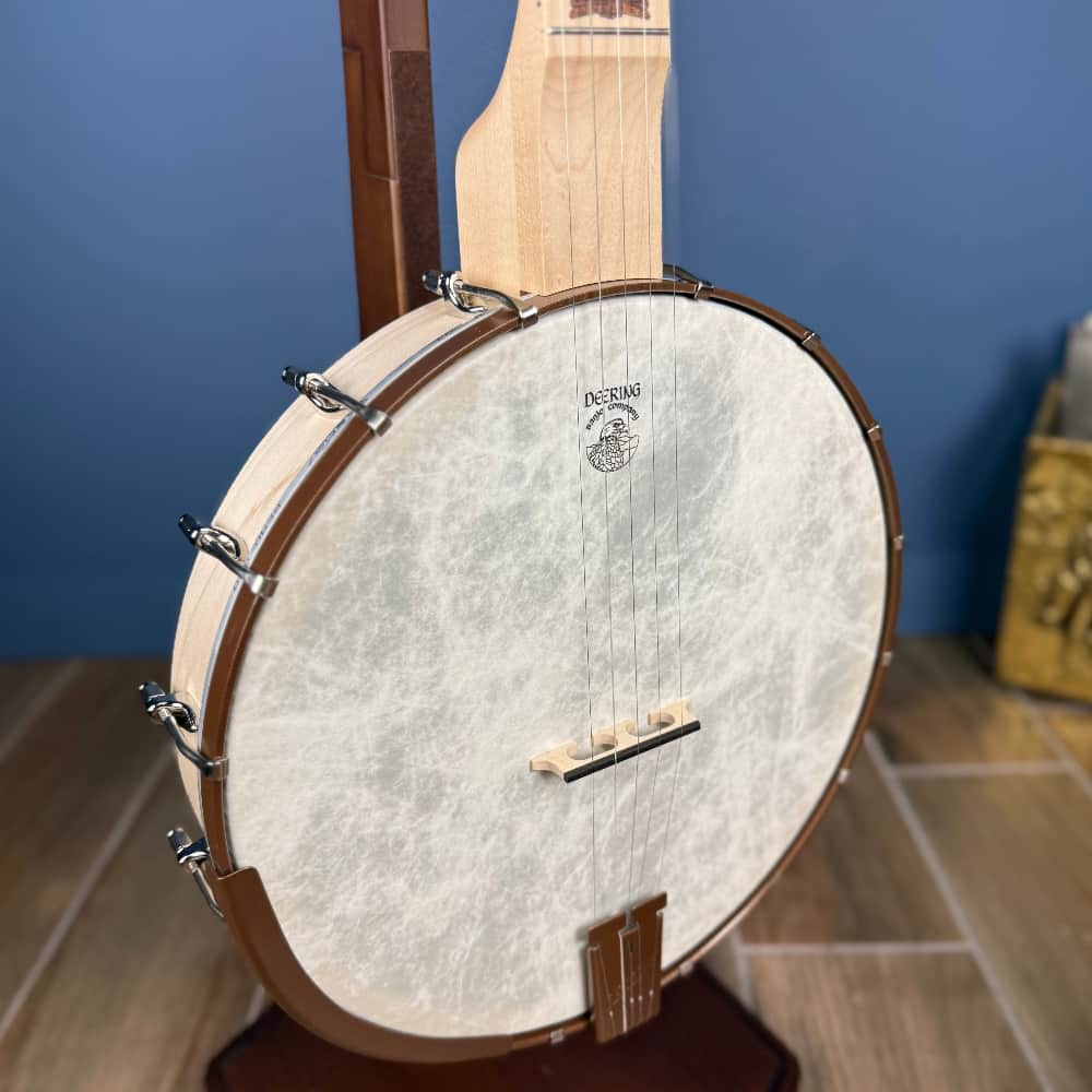 Custom Deering Goodtime Americana 5-String Banjo with Scoop, Planetary Tuners, Fiberskin Head, and Spikes Deering 5 String Banjos