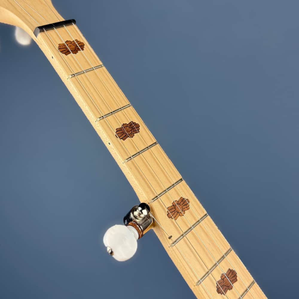 Custom Deering Goodtime Americana 5-String Banjo with Scoop, Planetary Tuners, Fiberskin Head, and Spikes Deering 5 String Banjos