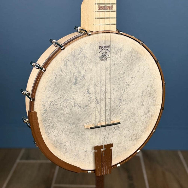 Custom Deering Goodtime Parlor 5-String Banjo with a Skin Tone Head Deering 5 String Banjos