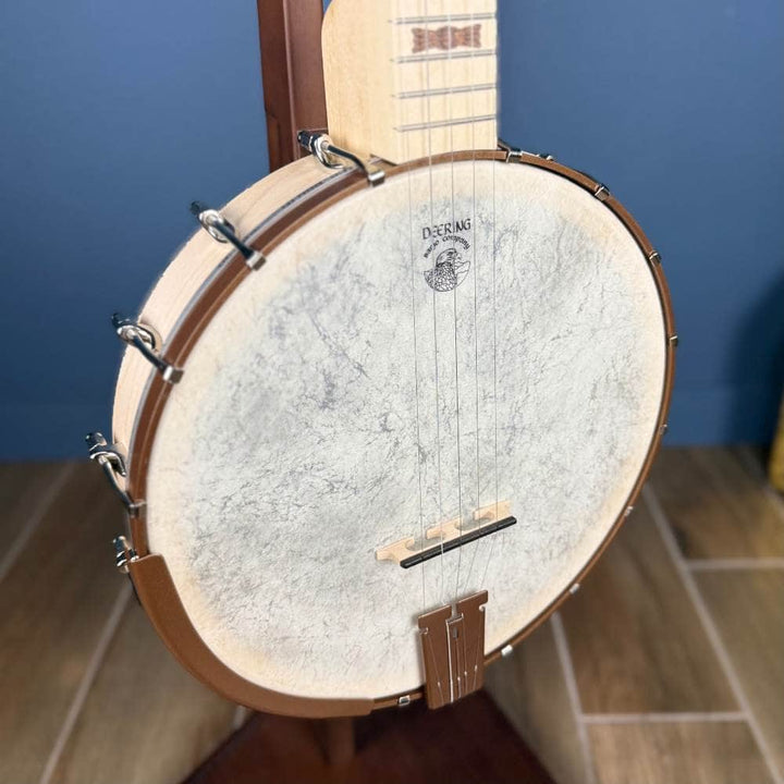 Custom Deering Goodtime Parlor 5-String Banjo with a Skin Tone Head Deering 5 String Banjos