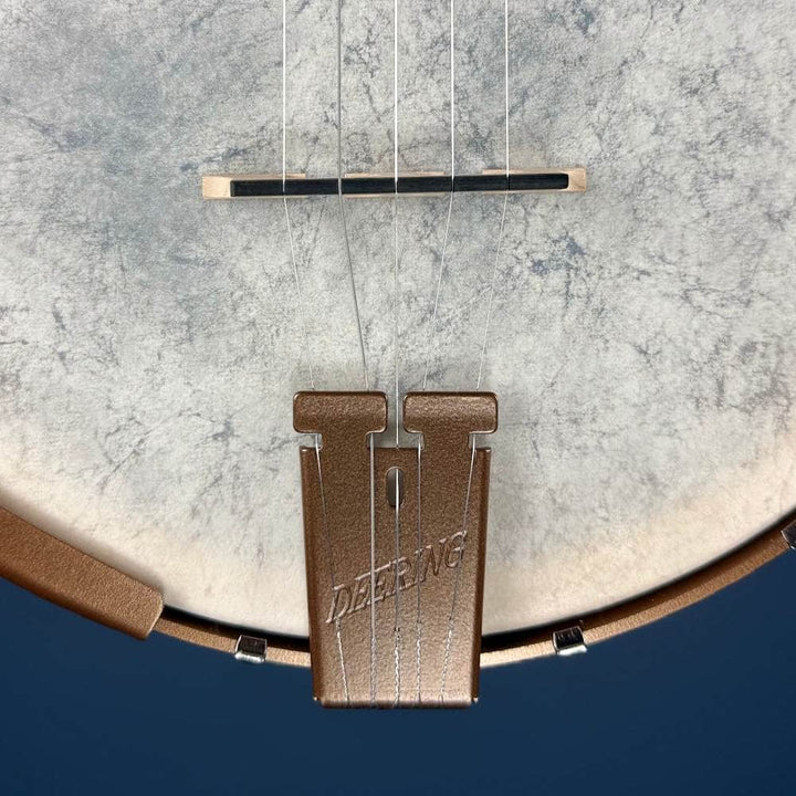 Custom Deering Goodtime Parlor 5-String Banjo with a Skin Tone Head Deering 5 String Banjos