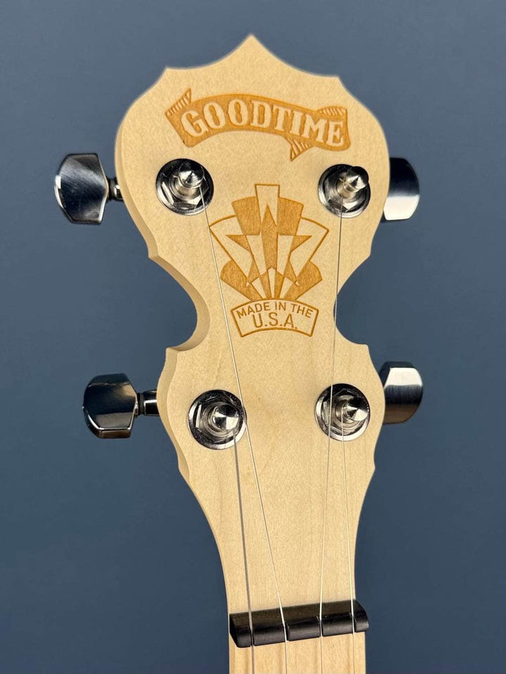 Custom Deering Goodtime Parlor 5-String Banjo with a Skin Tone Head Deering 5 String Banjos