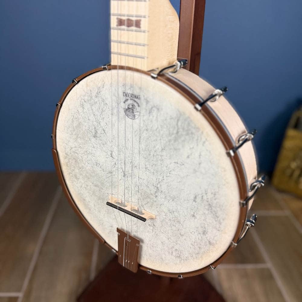 Custom Deering Goodtime Parlor 5-String Banjo with a Skin Tone Head Deering 5 String Banjos