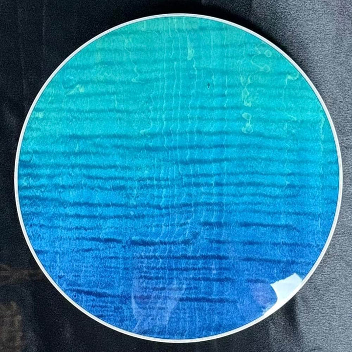 Custom Deering Maple Blossom Caribbean Blue Fade 5-String Banjo Deering 5 String Banjos Default