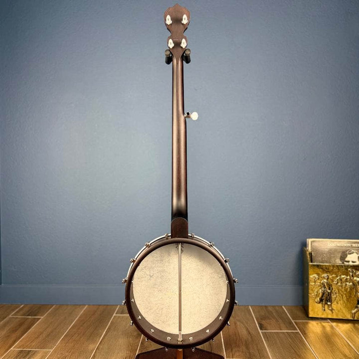 Custom Deering NYLON Artisan Goodtime Americana Banjo with Scoop, Bronze Hardware and Skintone Head Deering 5 String Openback Banjo
