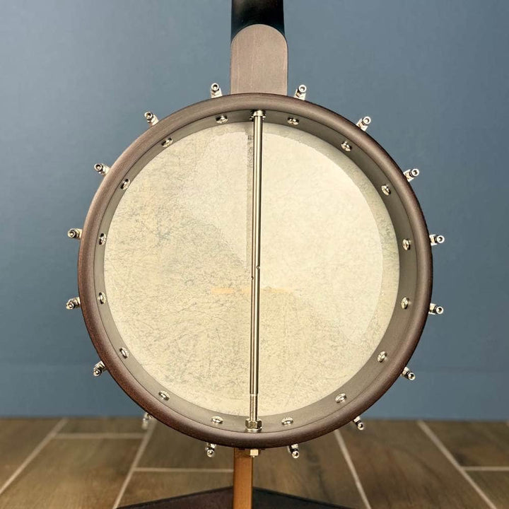 Custom Deering NYLON Artisan Goodtime Americana Banjo with Scoop, Bronze Hardware and Skintone Head Deering 5 String Openback Banjo