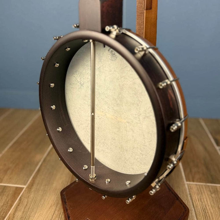 Custom Deering NYLON Artisan Goodtime Americana Banjo with Scoop, Bronze Hardware and Skintone Head Deering 5 String Openback Banjo