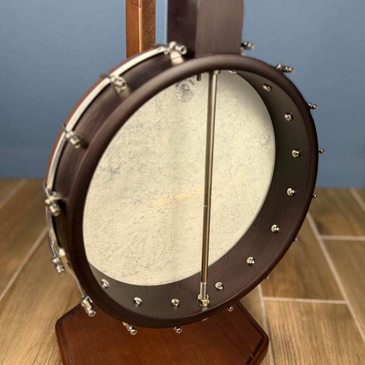 Custom Deering NYLON Artisan Goodtime Americana Banjo with Scoop, Bronze Hardware and Skintone Head Deering 5 String Openback Banjo