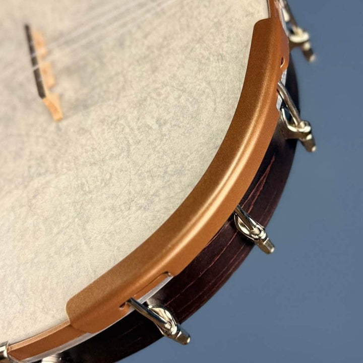 Custom Deering NYLON Artisan Goodtime Americana Banjo with Scoop, Bronze Hardware and Skintone Head Deering 5 String Openback Banjo