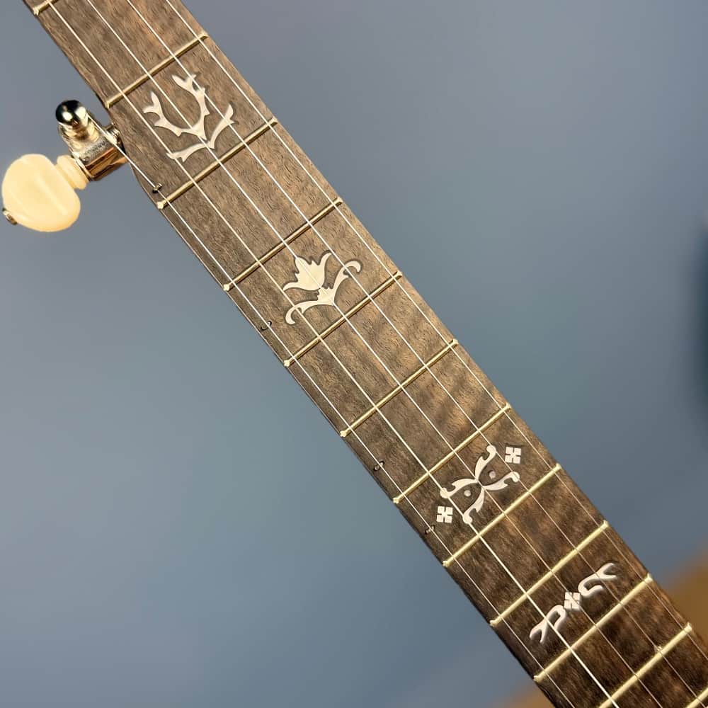 Custom Deering Rustic Wreath 5 String Banjo with Speed Finish Neck Deering 5 String Banjos