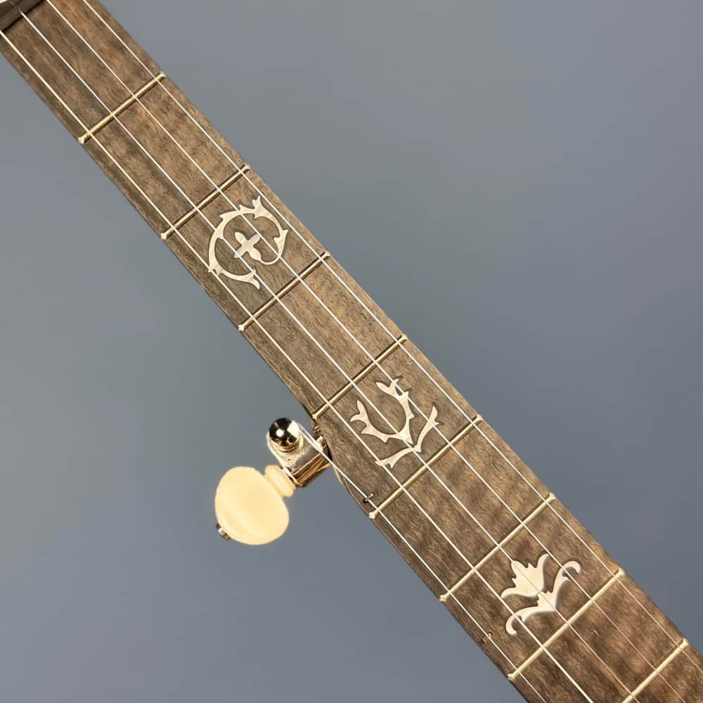Custom Deering Rustic Wreath 5 String Banjo with Speed Finish Neck Deering 5 String Banjos
