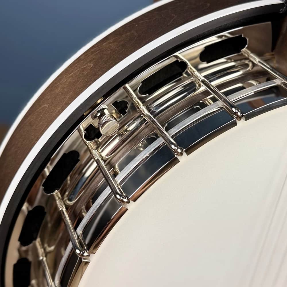 Custom Deering Rustic Wreath 5 String Banjo with Speed Finish Neck Deering 5 String Banjos