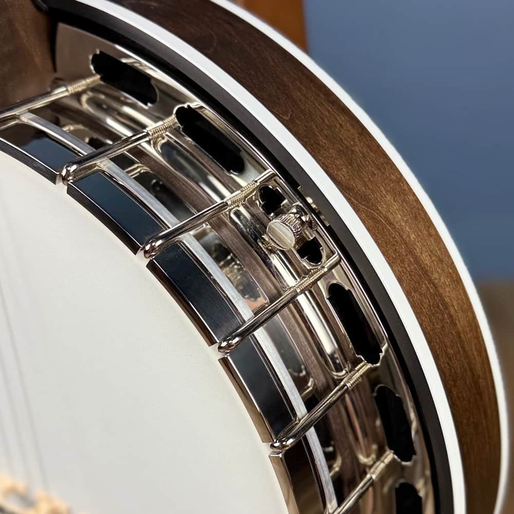 Custom Deering Rustic Wreath 5 String Banjo with Speed Finish Neck Deering 5 String Banjos