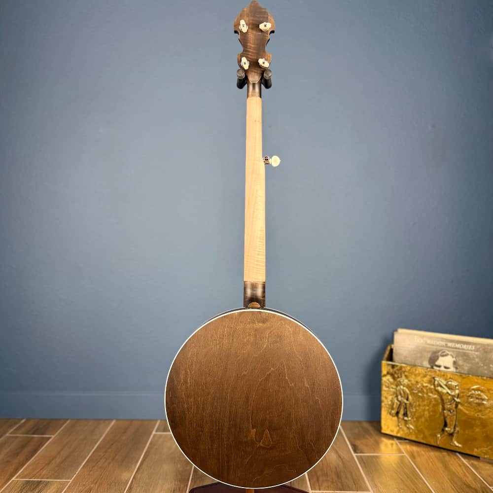 Custom Deering Rustic Wreath 5 String Banjo with Speed Finish Neck Deering 5 String Banjos