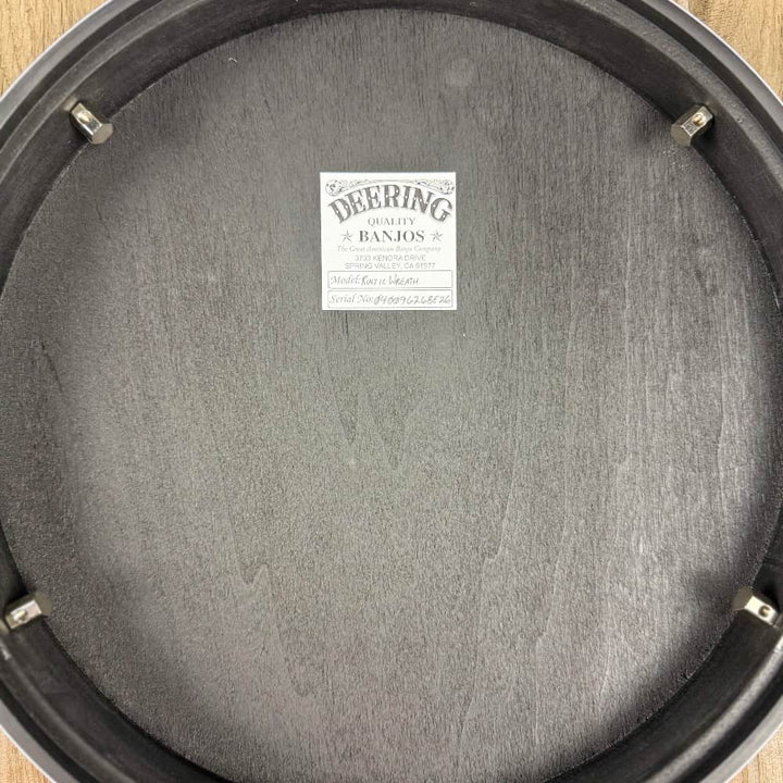 Custom Deering Rustic Wreath 5 String Banjo with Speed Finish Neck Deering 5 String Banjos