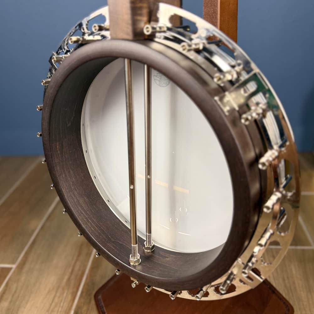 Custom Deering Rustic Wreath 5 String Banjo with Speed Finish Neck Deering 5 String Banjos