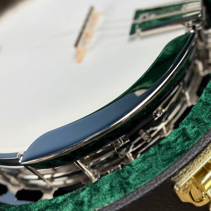 Custom Deering Rustic Wreath 5 String Banjo with Speed Finish Neck Deering 5 String Banjos